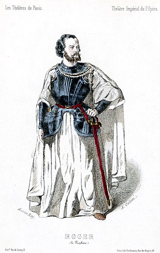 Gustave-Hippolyte Roger as Jean de Leyde in the original production of Le prophète.